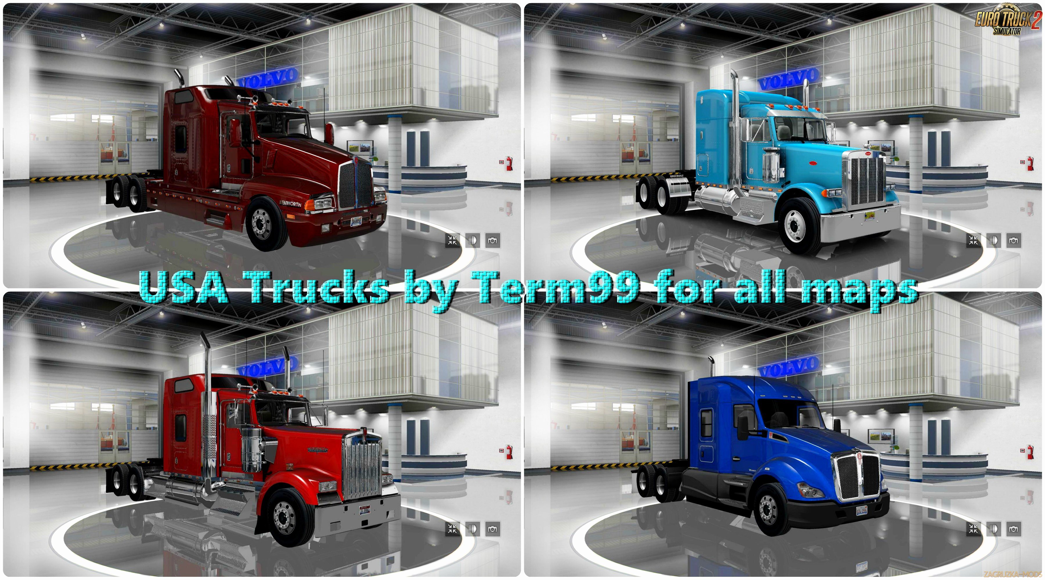 USA Trucks by Term99 for all maps v4.0.1 (1.28.x) for ETS 2