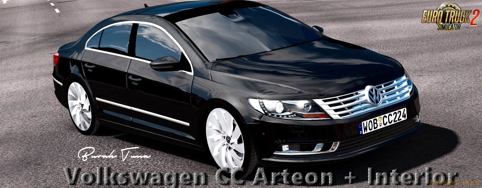 Volkswagen CC Arteon + Interior v2.0 (1.28.x) for ETS 2