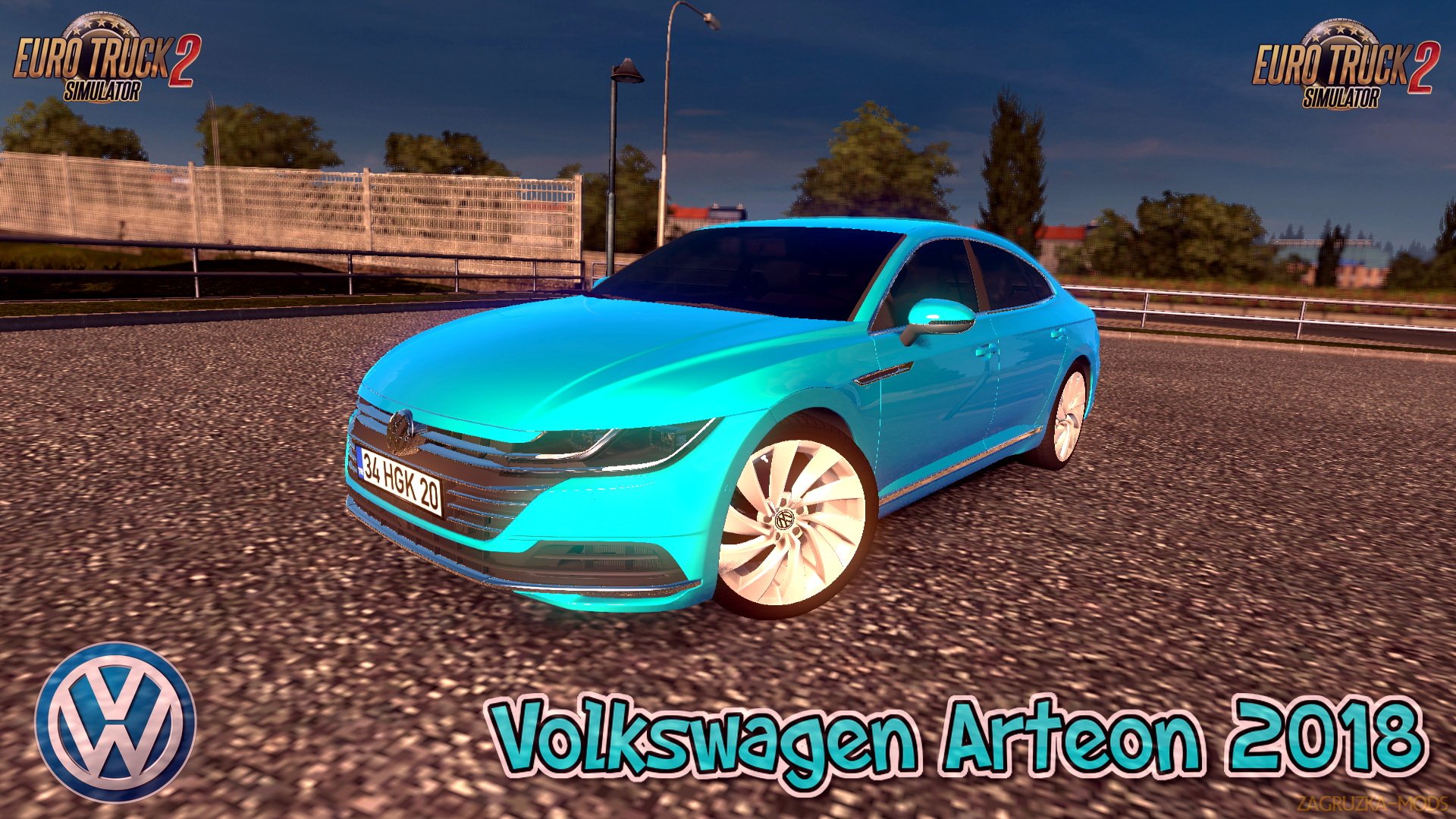 Volkswagen Arteon 2018 + Interior v1.0 (1.28.x) for ETS 2