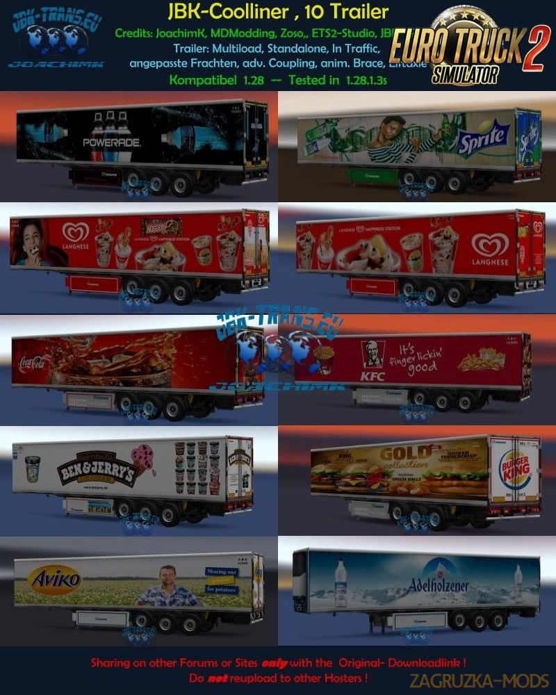 JBK 10 Cooler Trailer [1.28.x]