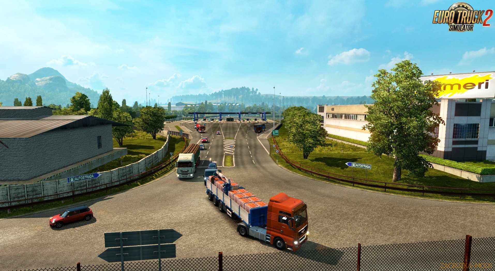 Promods 2.68. PROMODS 2.51. PROMODS 2.60. Мод HDR Fix для Euro Truck Simulator 2. Штутгарт аэропорт етс.