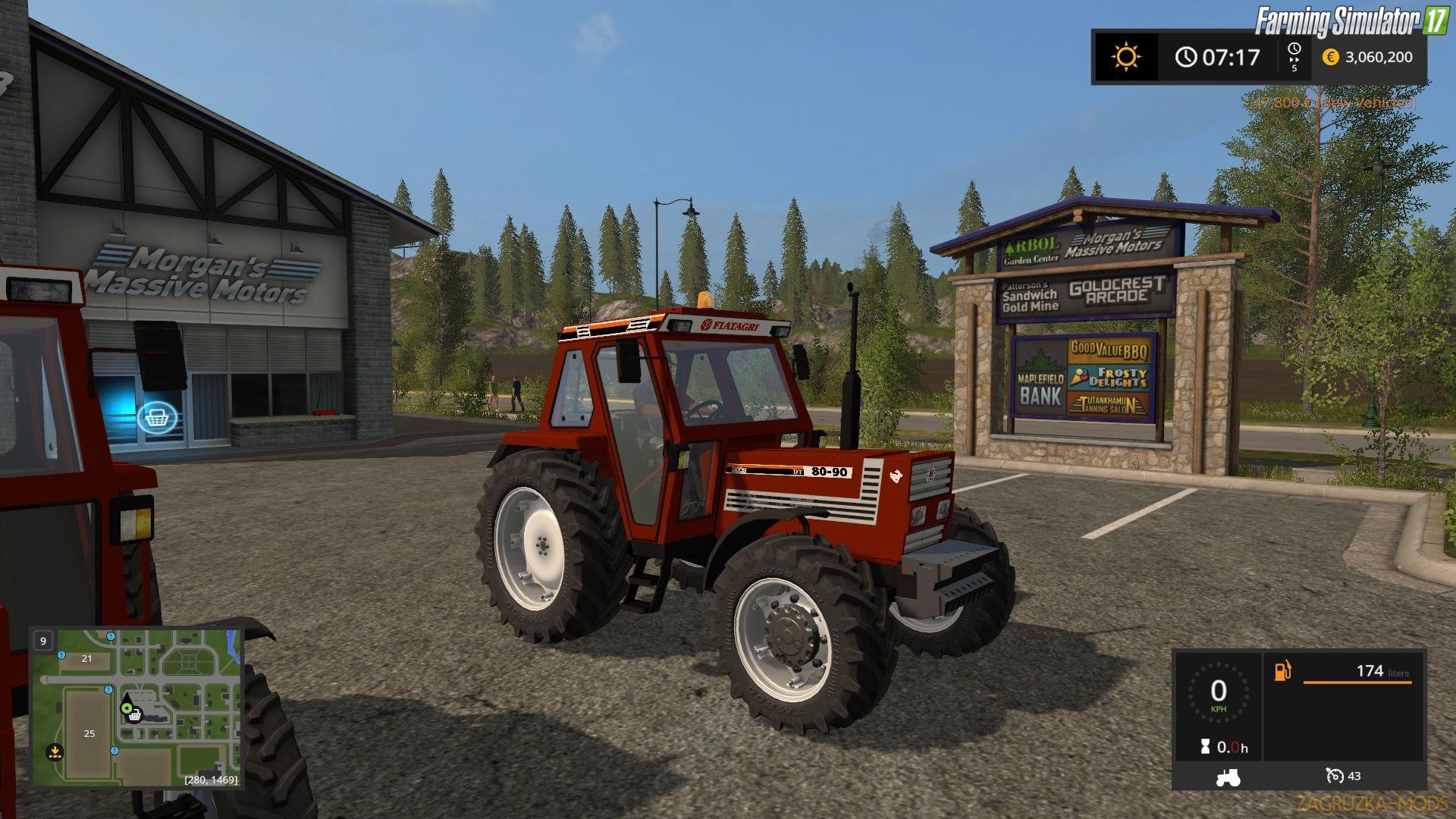 Tractor Fiatagri 80-90 + 90-90 v1.0 for Fs17