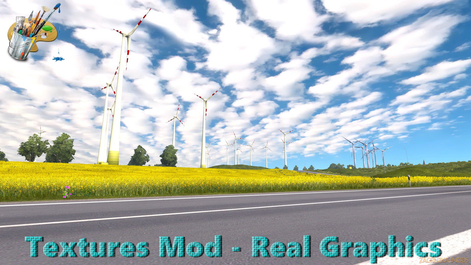 Textures Mod - Real Graphics v2.2 (Final Edition) (1.28.x) for ETS 2