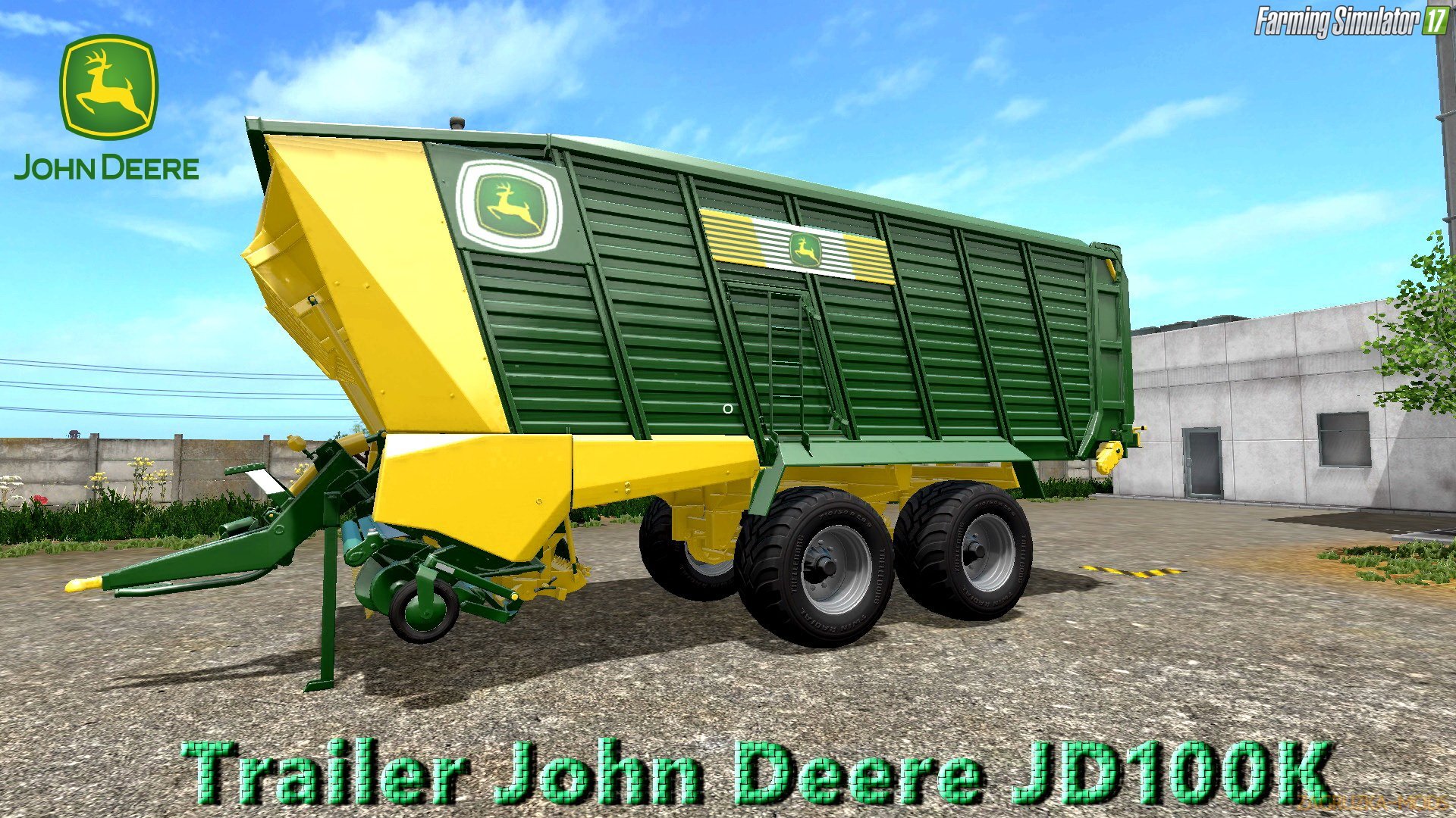 Trailer John Deere JD100K v1.0 for FS 17