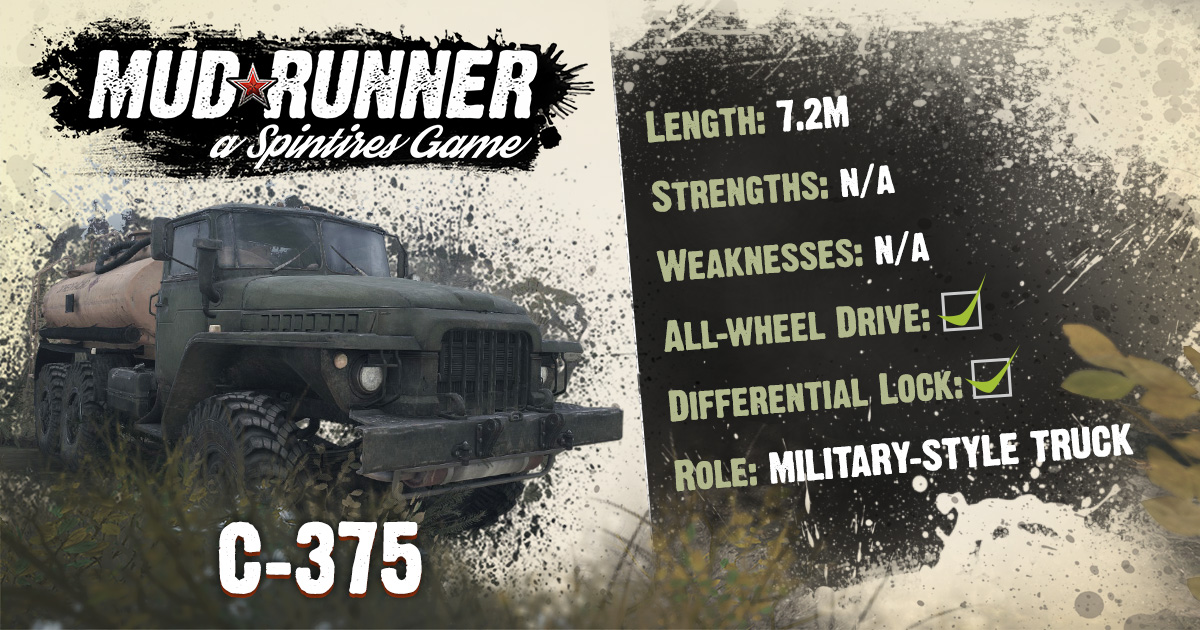 SpinTires: MudRunner – Ural 375 (Truck presentation)