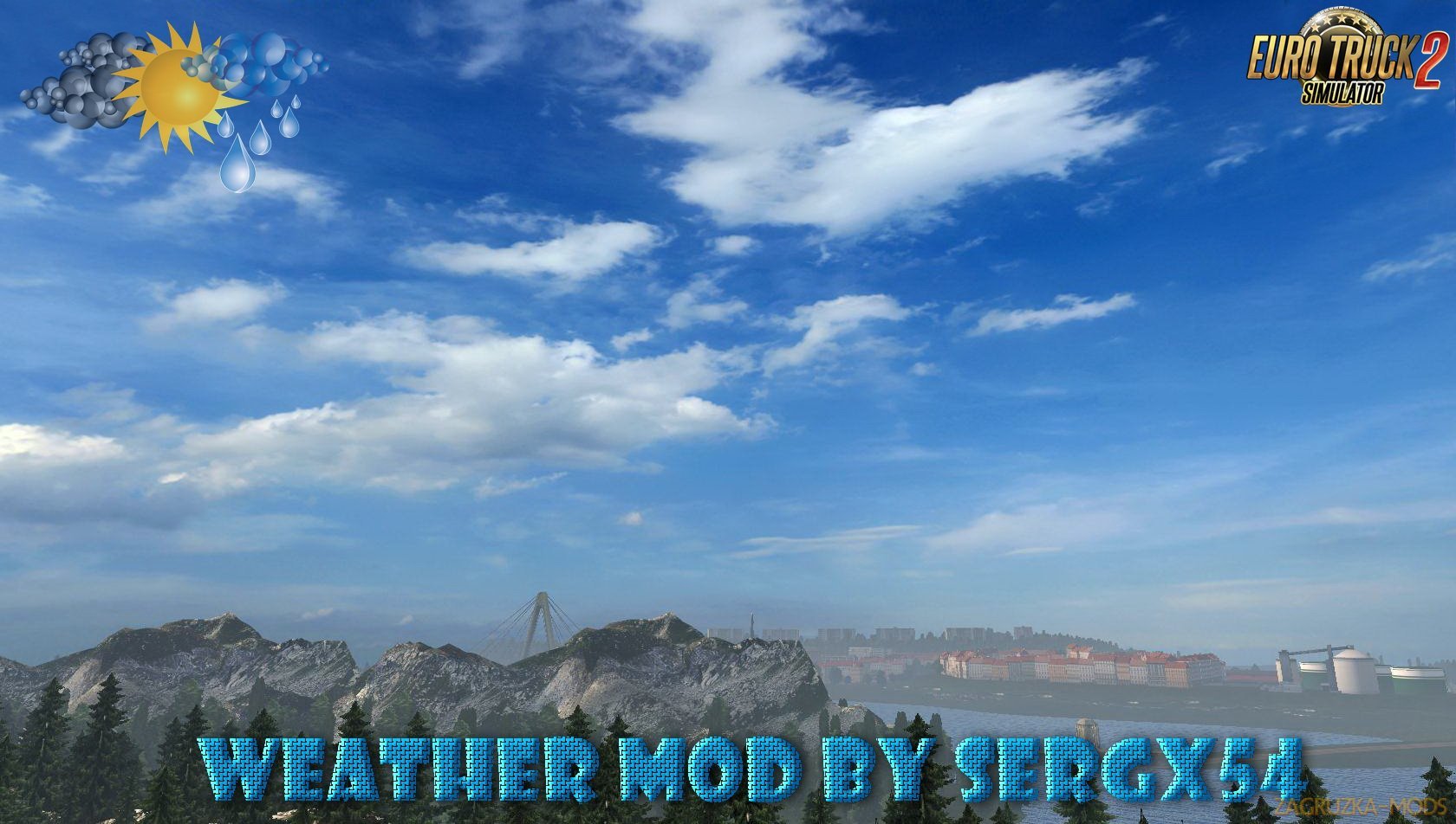 Weather Mod v1.0 by Sergx54 (1.28.x) for ETS 2