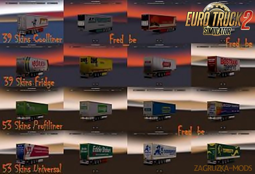 Trailer Pack v1.28 (184 Skins ) Trailer Pack v1.28 (184 Skins )