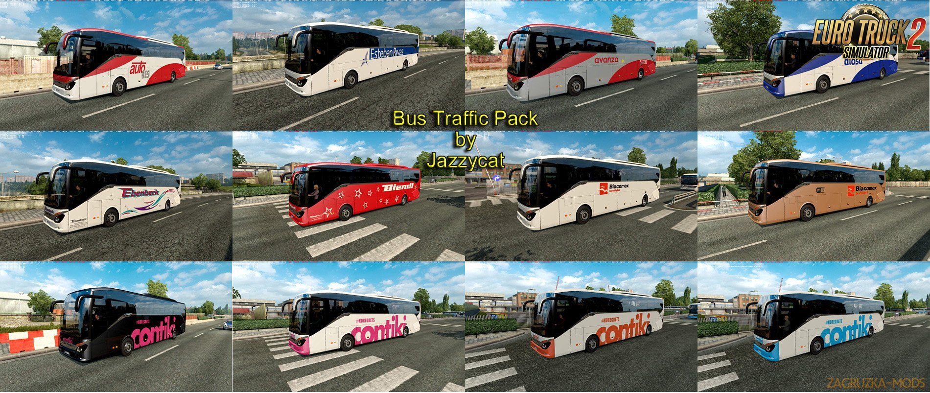 Bus Traffic Pack v2.7 by Jazzycat
