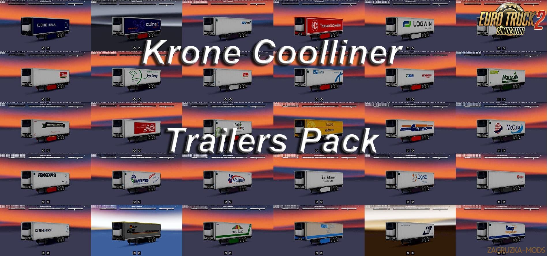 Trailers Pack Krone Coolliner for Ets2