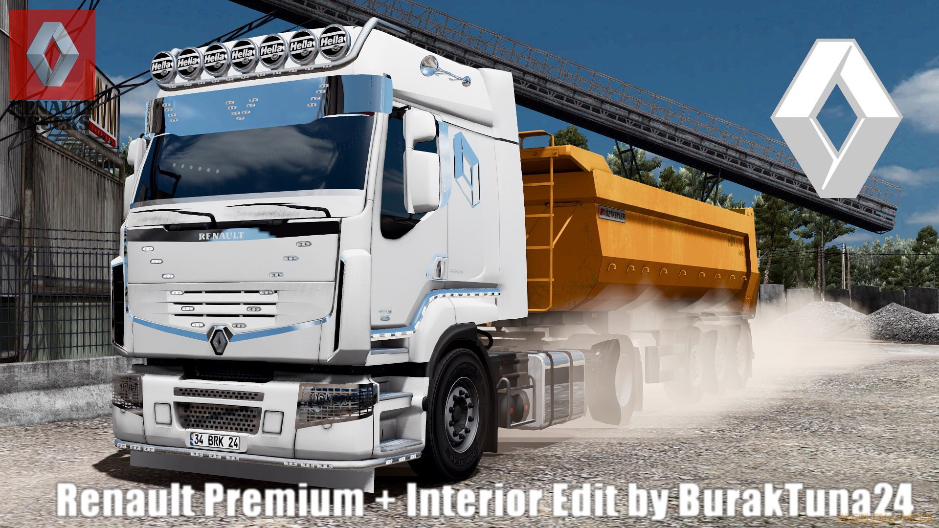 Renault Premium + Interior v1.0 Edit by BurakTuna24 (1.28.x) for ETS 2