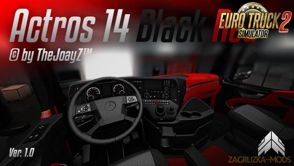 Actros 2014 Black Red Mod v1.0