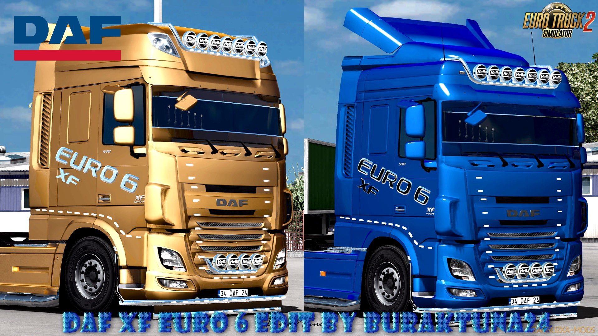 DAF XF Euro 6 Edit by BurakTuna24 v1.0 (1.28.x) for ETS 2