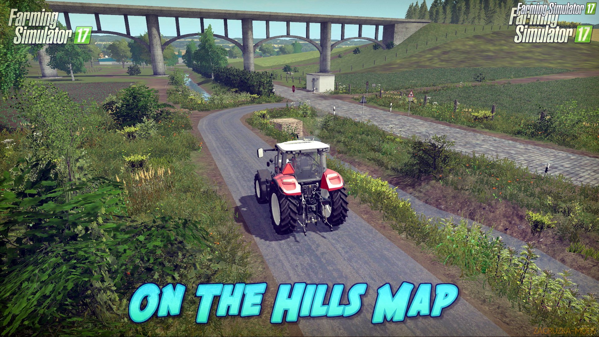 On The Hills Map v1.2 for FS 17 On The Hills Map v1.2 for FS 17