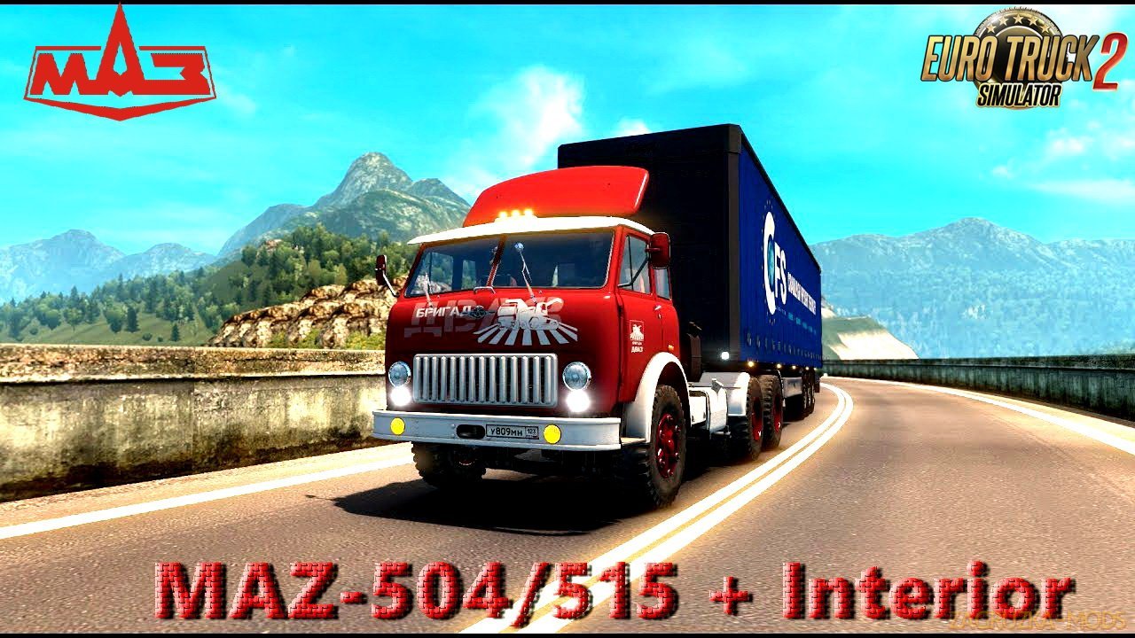 MAZ-504/515 + Interior v1.0 (1.28.x) for ETS 2