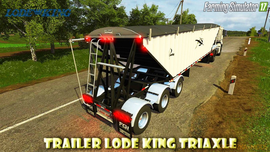 Trailer Lode King Triaxle v1.0 for FS 17