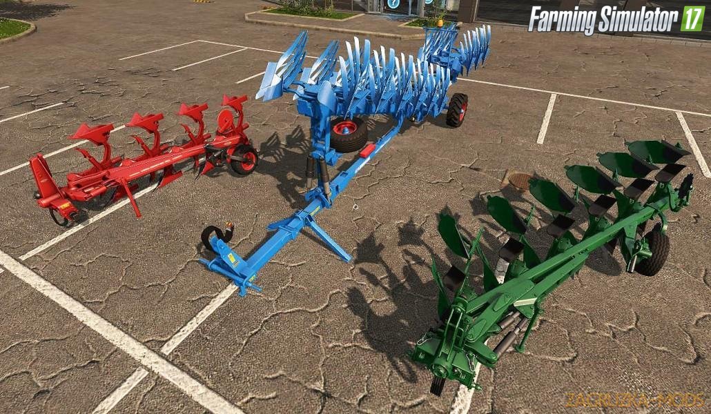 Standard Plows with Dynamic Trousers v1.0.0 for Fs17