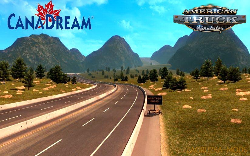 CanaDream Map v2.8.9 by ManiaX (1.34.x) for ATS