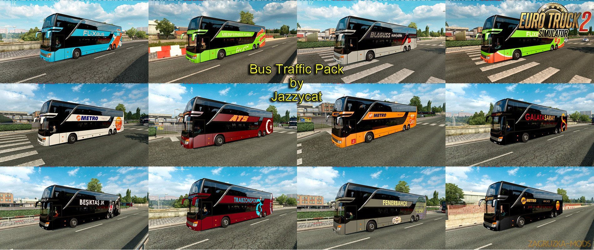 Bus Traffic Pack v2.8 by Jazzycat