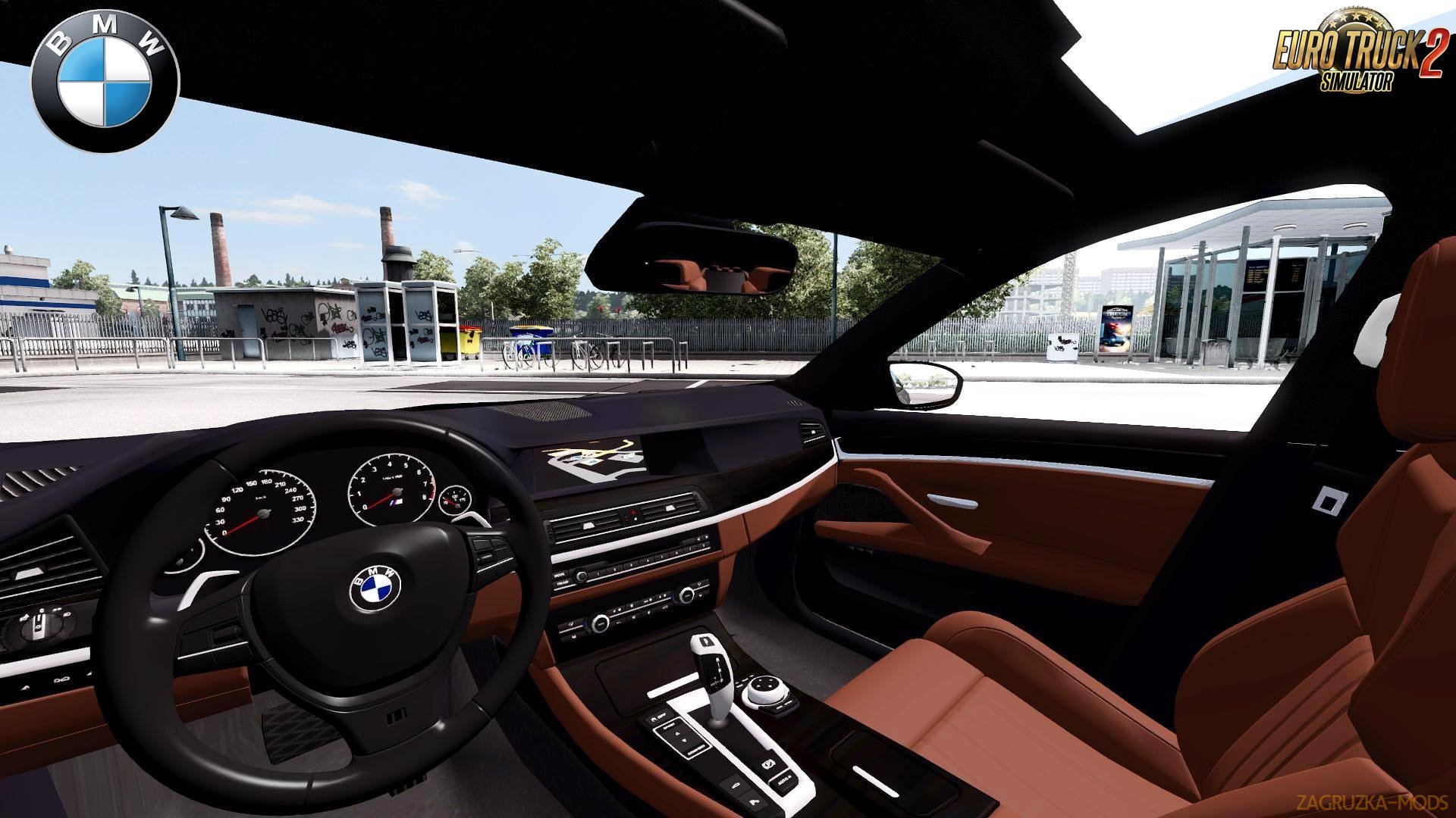 BMW M5 F10 + Interior v3.0 (Upgraded) (1.28.x) for ETS 2 BMW M5 F10 + Interior v3.0 (Upgraded) (1.28.x) for ETS 2