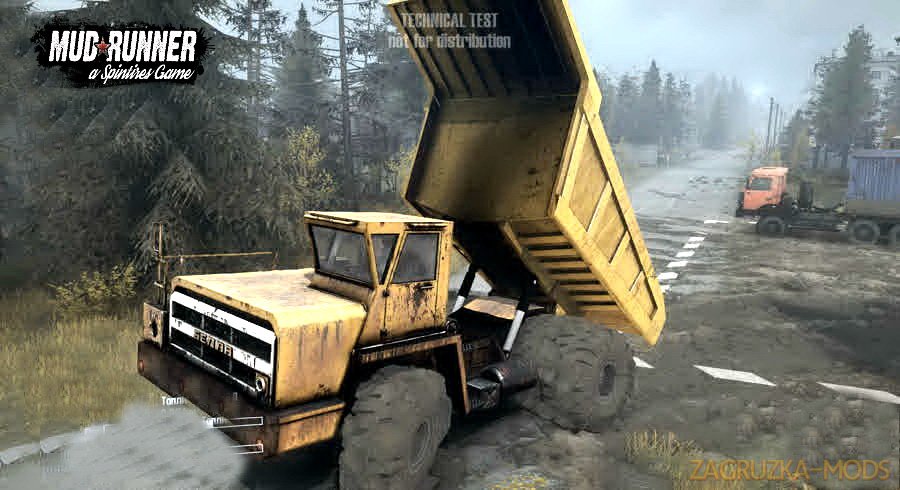 BelAZ 540 Dump Truck v1.0 for Spintires MudRunner