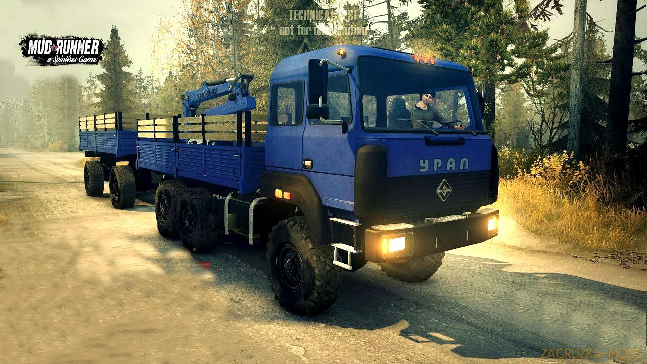 Ural 4320-3111-78 v1.2 (v18.10.17) for Spin Tires: MudRunner