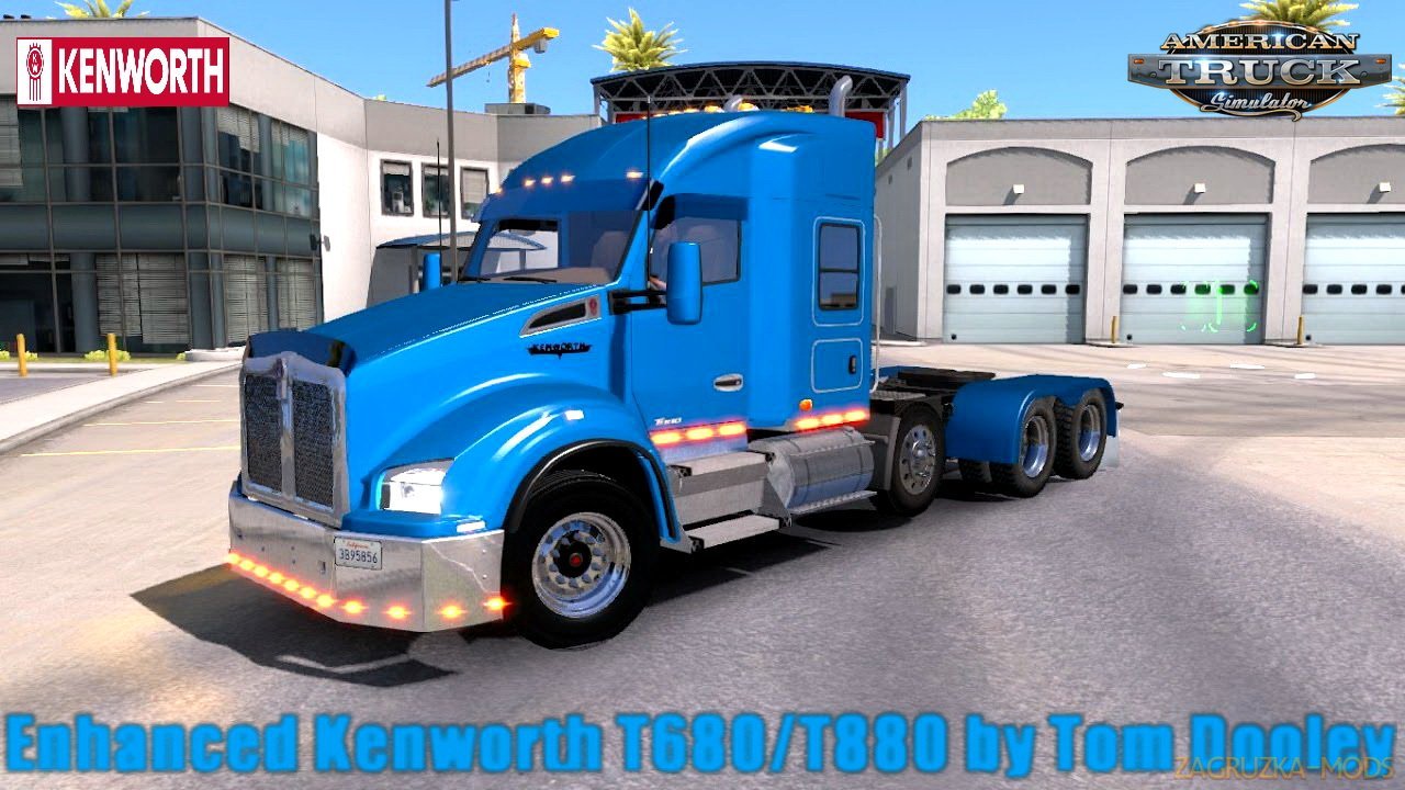 Enhanced Kenworth T680/T880 v1.0 by Tom Dooley (1.29.x) for ATS
