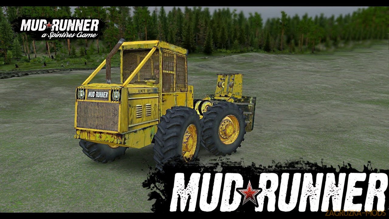 Tractor LKT-80 v1.0 (v18.10.17) for Spin Tires: MudRunner