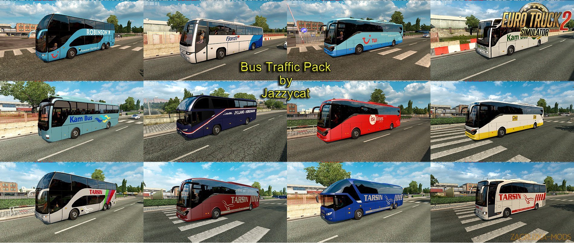 Bus Traffic Pack v2.9 by Jazzycat
