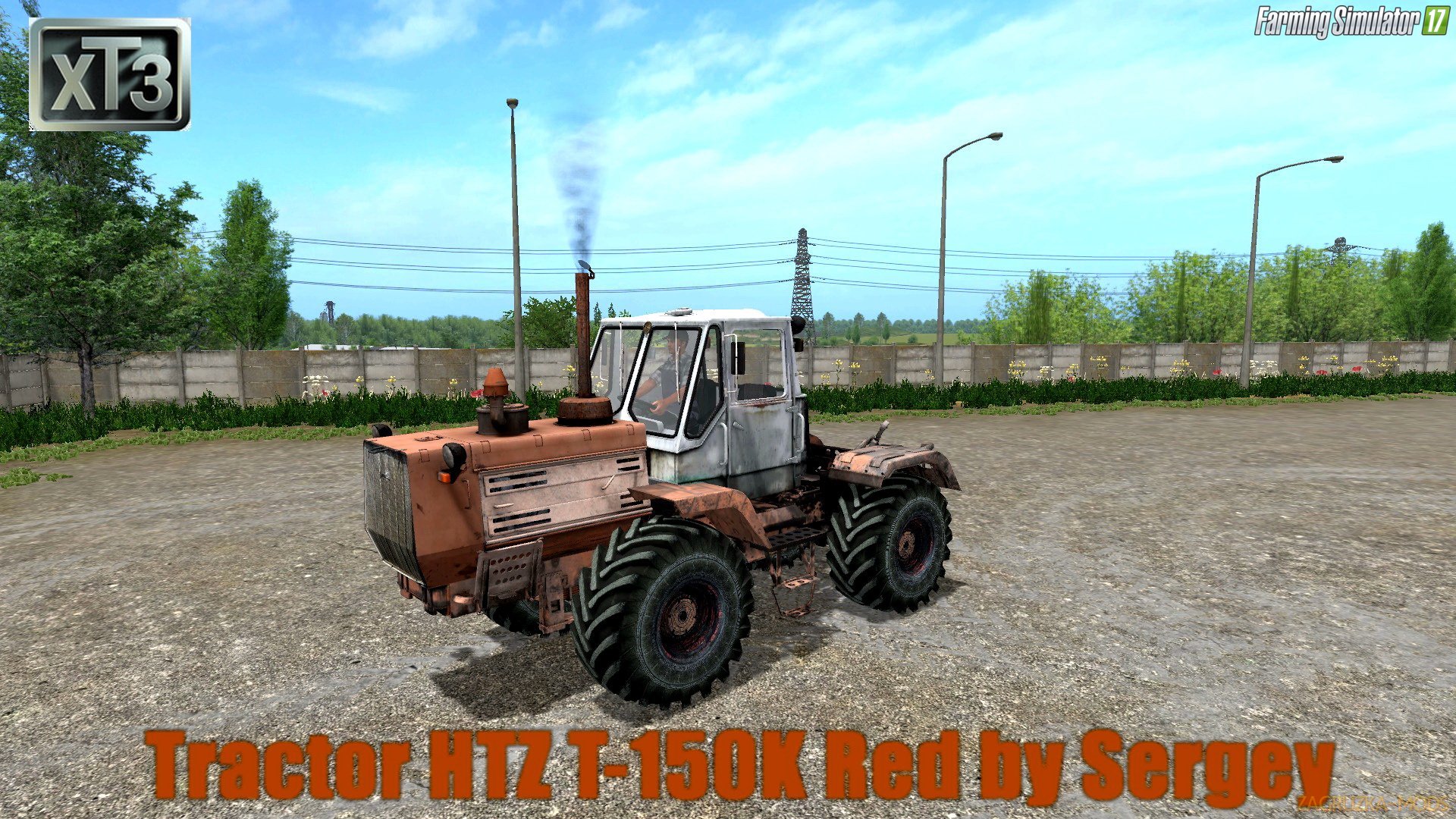 HTZ T-150K Red v1.3 by Sergey for FS 17