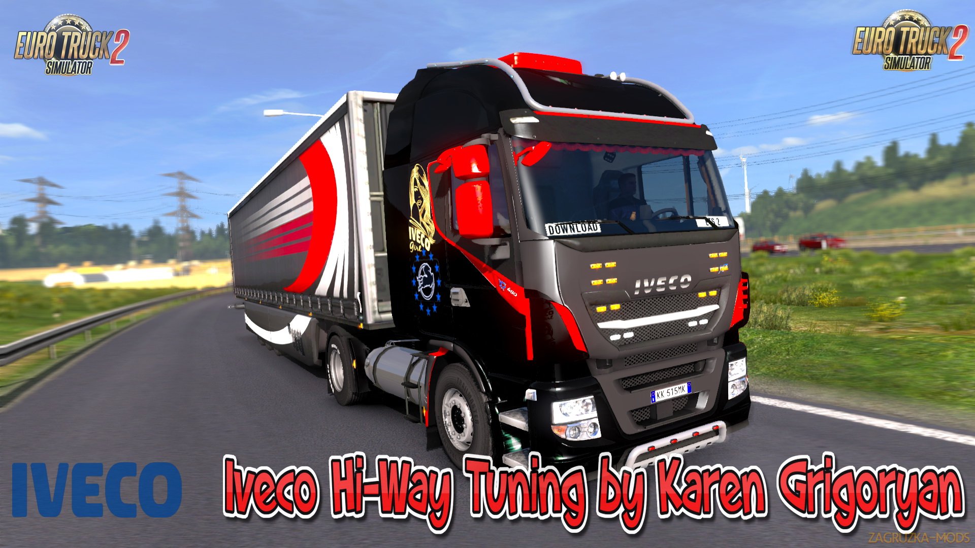 Iveco Hi-Way Tuning v1.5 by Karen Grigoryan (1.28.x) for ETS 2