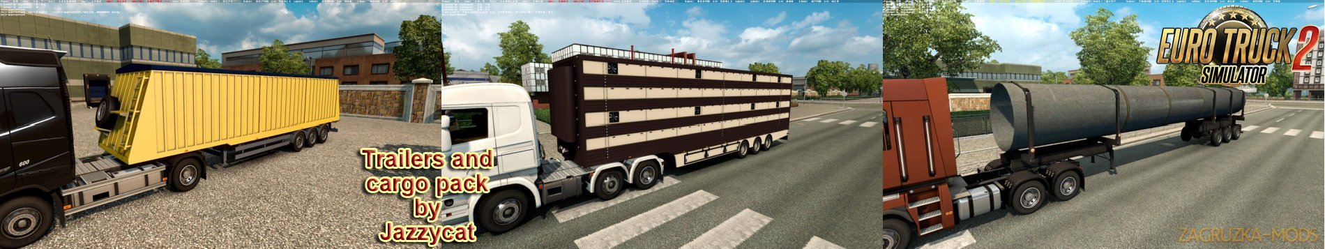 Trailers and Cargo Pack v5.6 by Jazzycat Trailers and Cargo Pack v5.6 by Jazzycat
