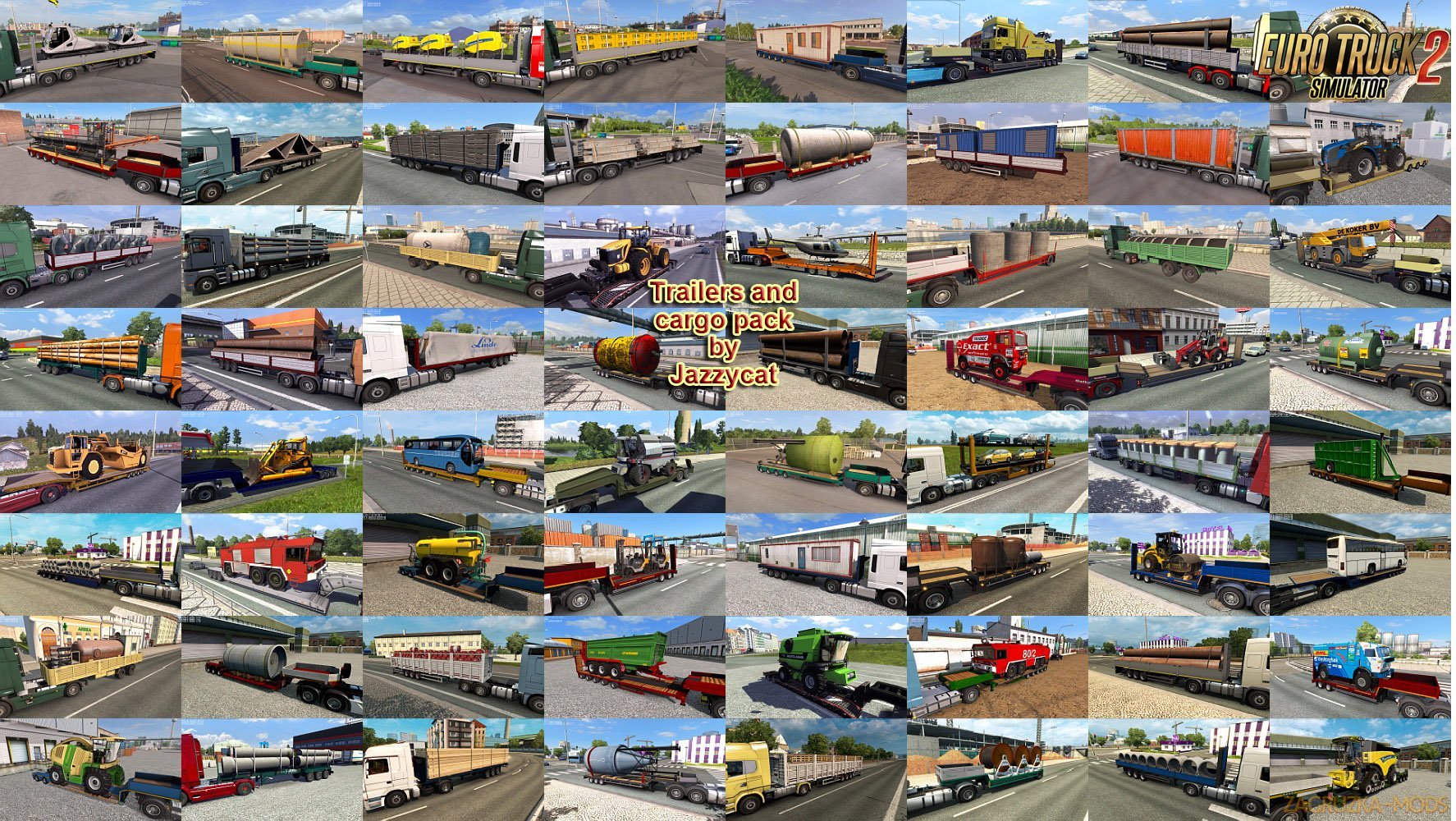 Trailers and Cargo Pack v5.6 by Jazzycat Trailers and Cargo Pack v5.6 by Jazzycat