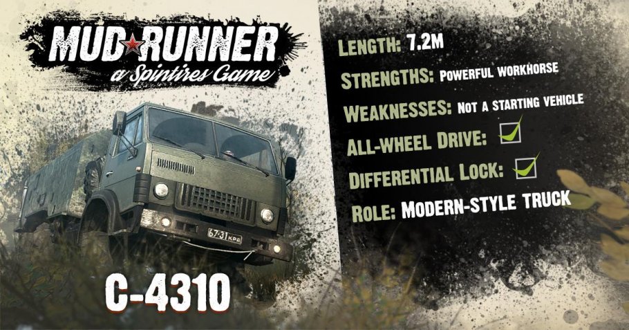 SpinTires: MudRunner – C-4310