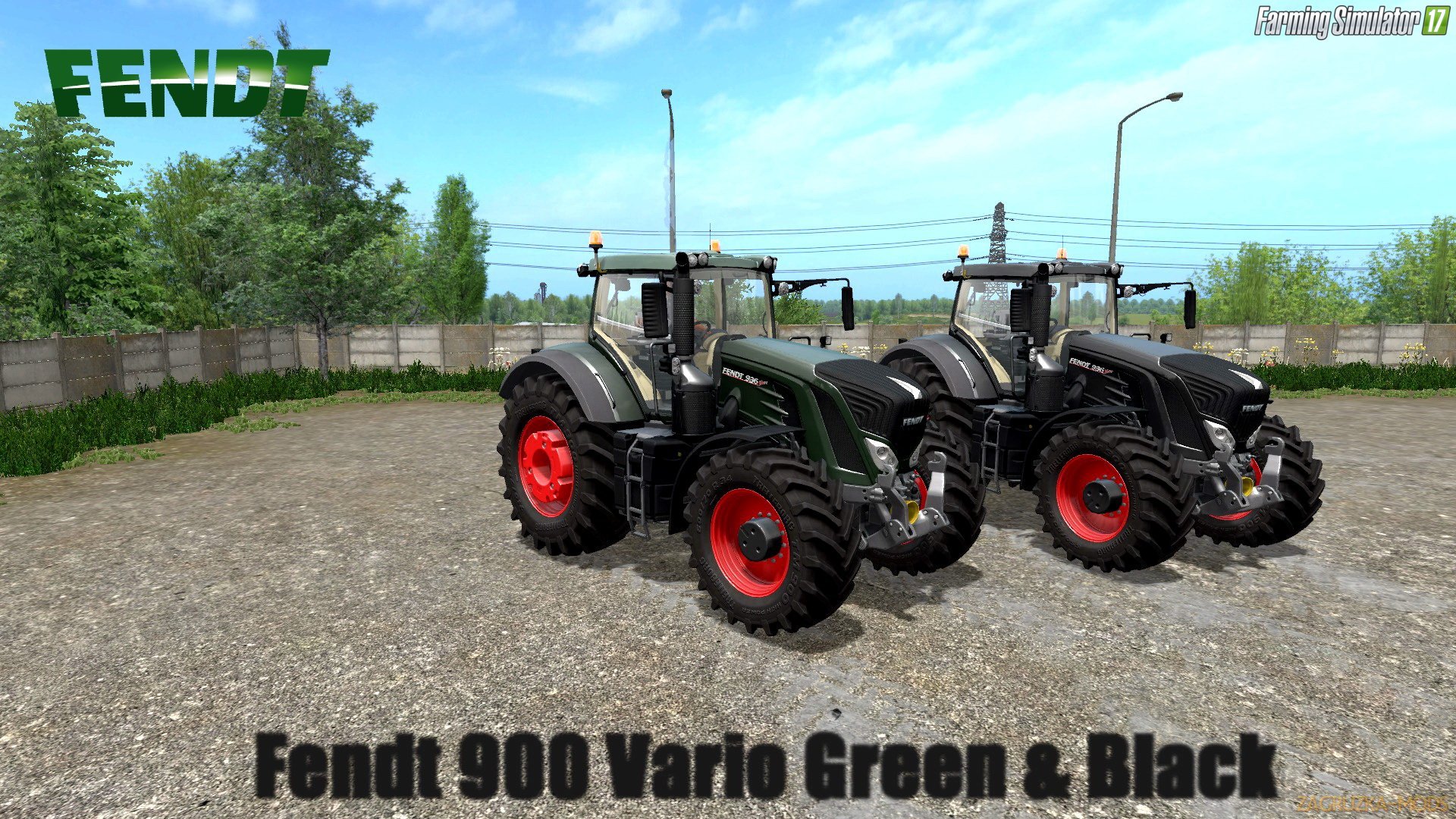 Fendt 900 Vario Green & Black v1.0 for FS 17
