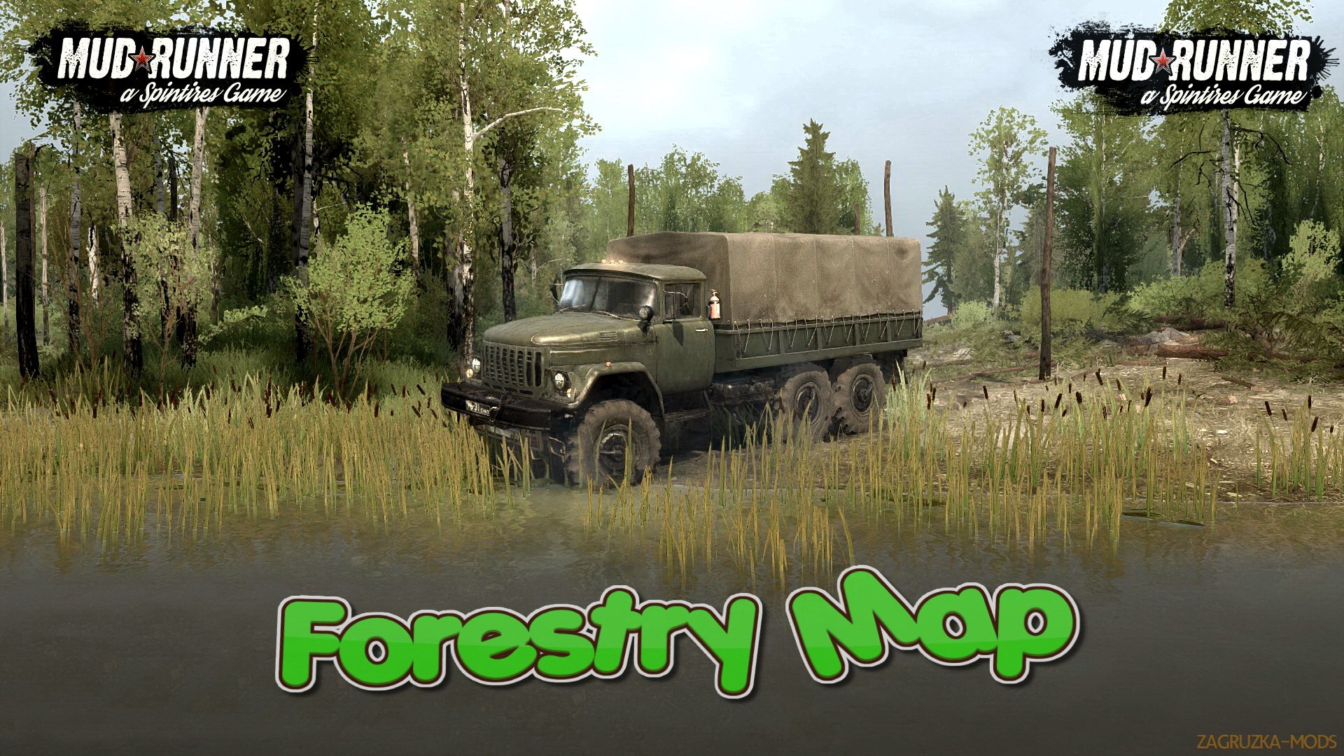 Forestry Map v1.1 (v26.10.17) for SpinTires: MudRunner