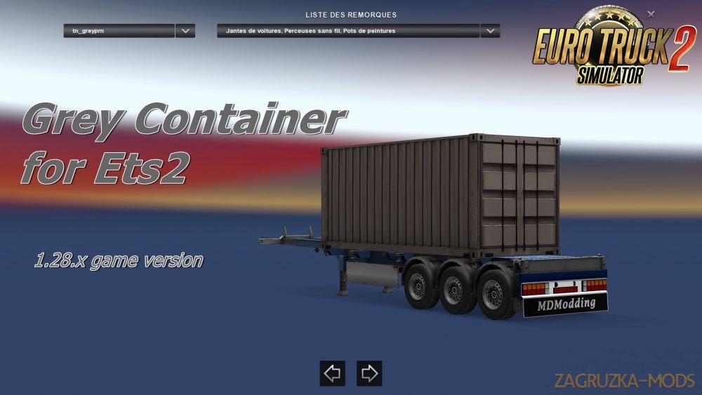 Grey Container for Ets2