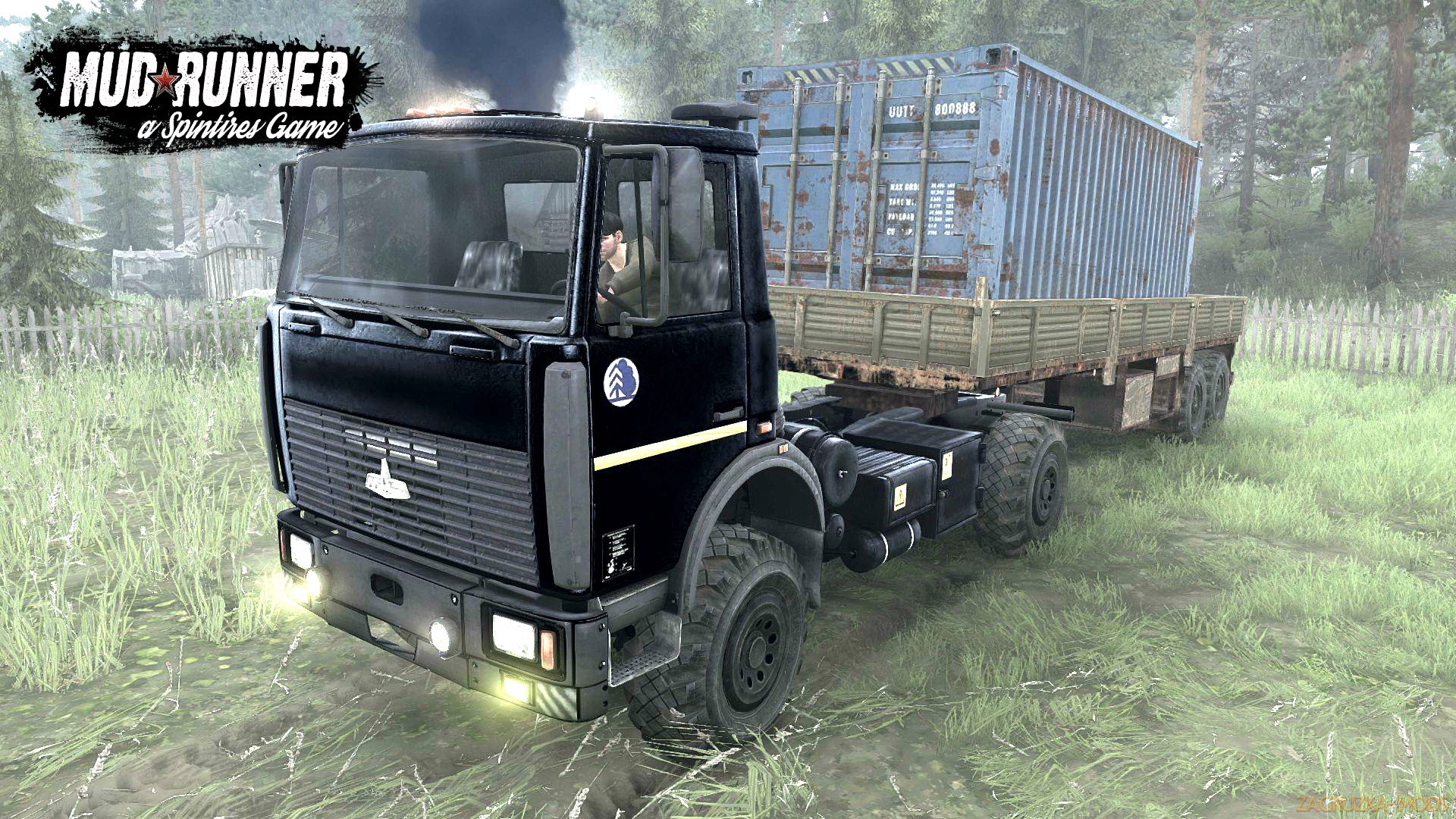 Maz-5434 v1.0 (v26.10.17) for Spin Tires: MudRunner