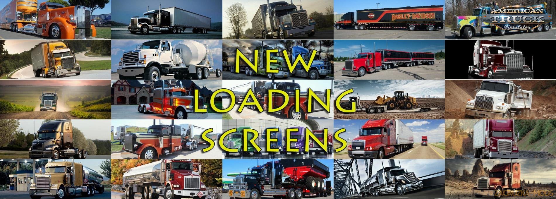 50 New Loading Screens Mod for Ats