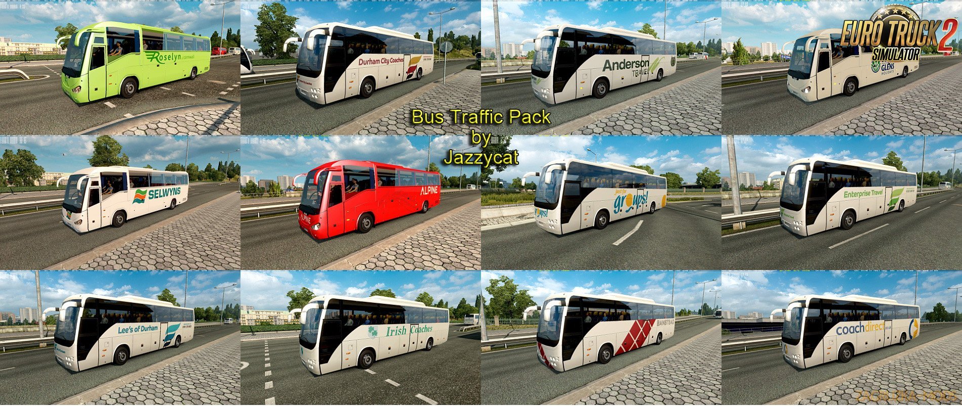 Bus Traffic Pack v3.0 by Jazzycat