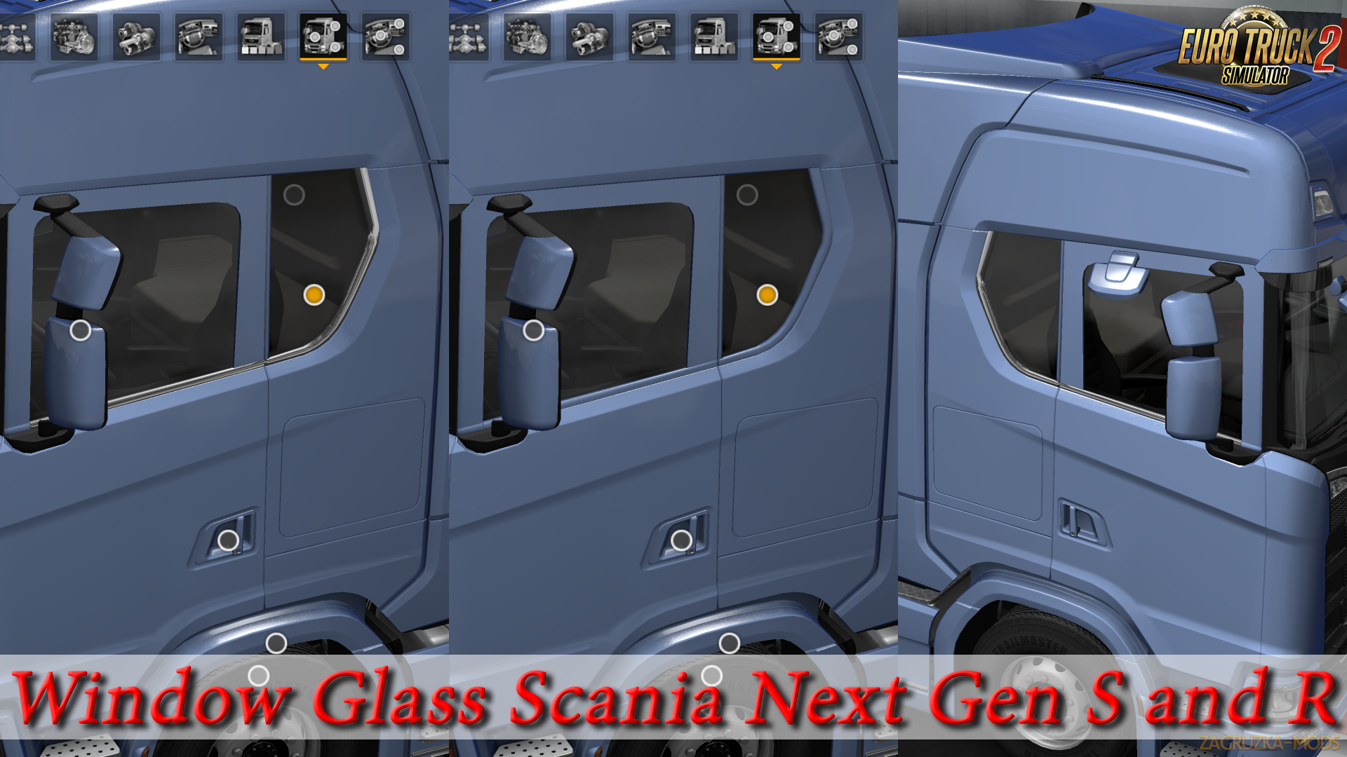 Window glass Scania Next Gen S and R [1.30]