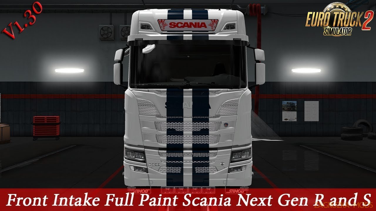 Front Intake Full Paintable Scania Next Gen v1.0