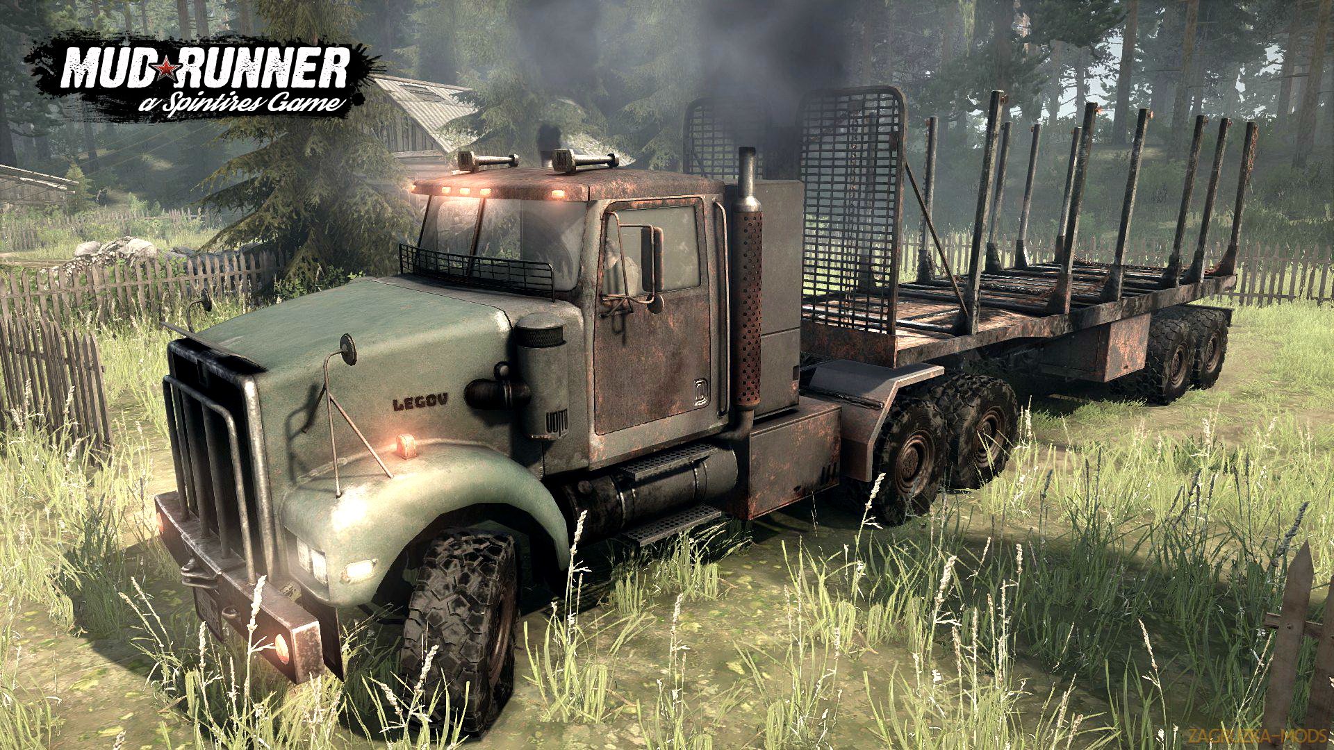 Western Star LEGOV-TBT100 v1.0 (Updated) (v07.11.17) for Spin Tires: MudRunner