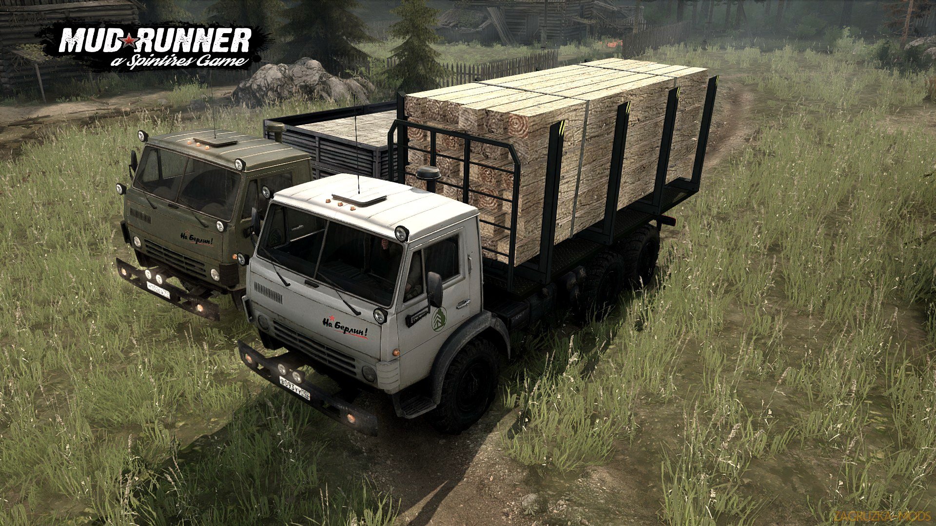 KamAZ 4310 Pack Trucks v1.0 (v07.11.17) for Spin Tires: MudRunner