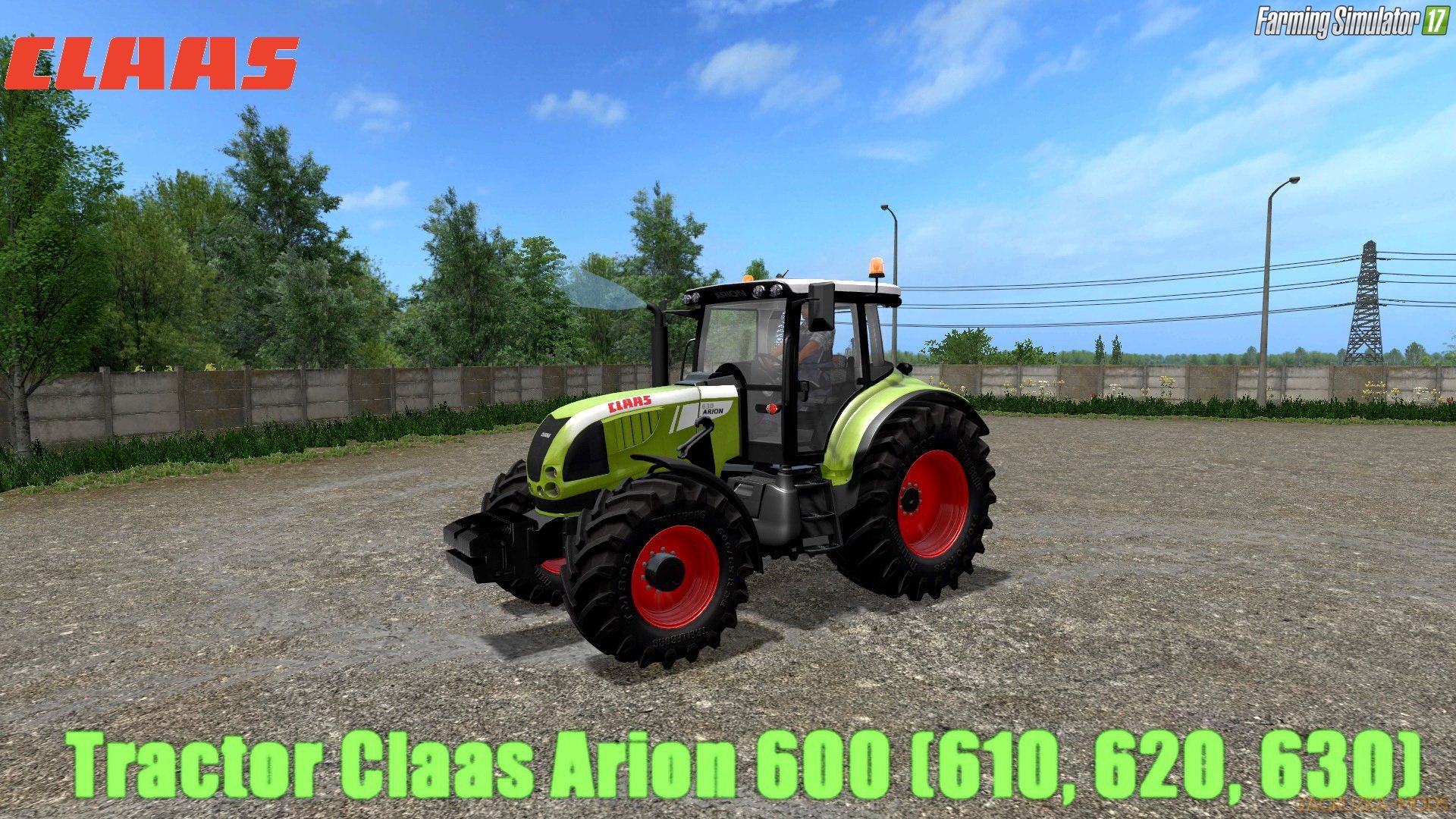 Claas Arion 600 (610, 620, 630) v3.0 for FS 17