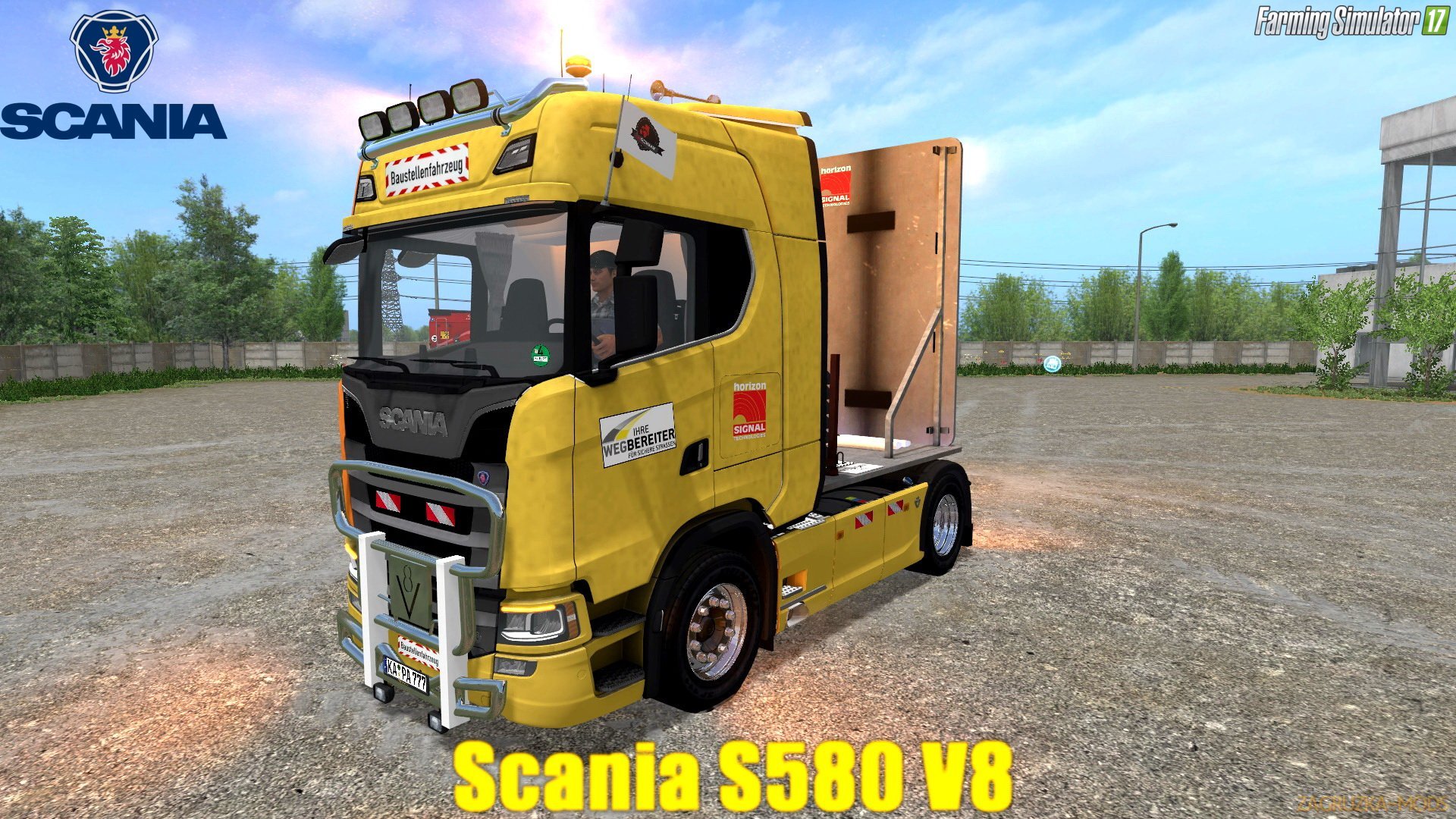 Scania S580 V8 v1.0 for FS 17
