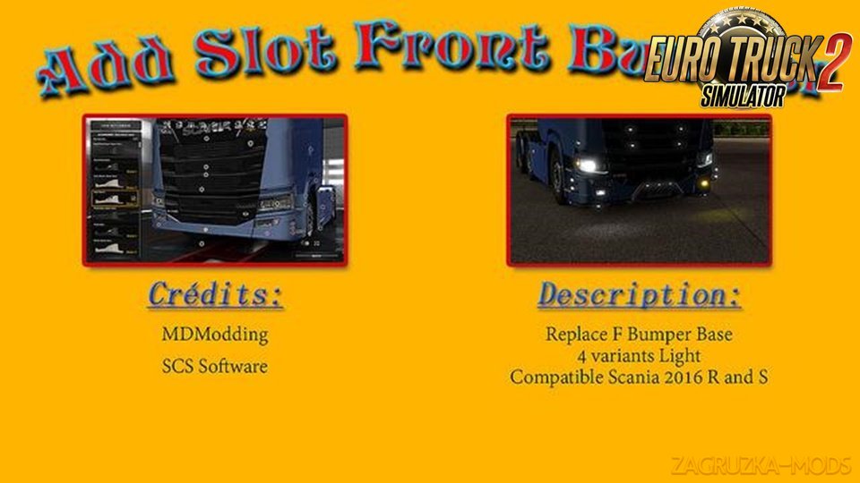 Add Slot Bumper Scania 2016 v1.0 [1.30]