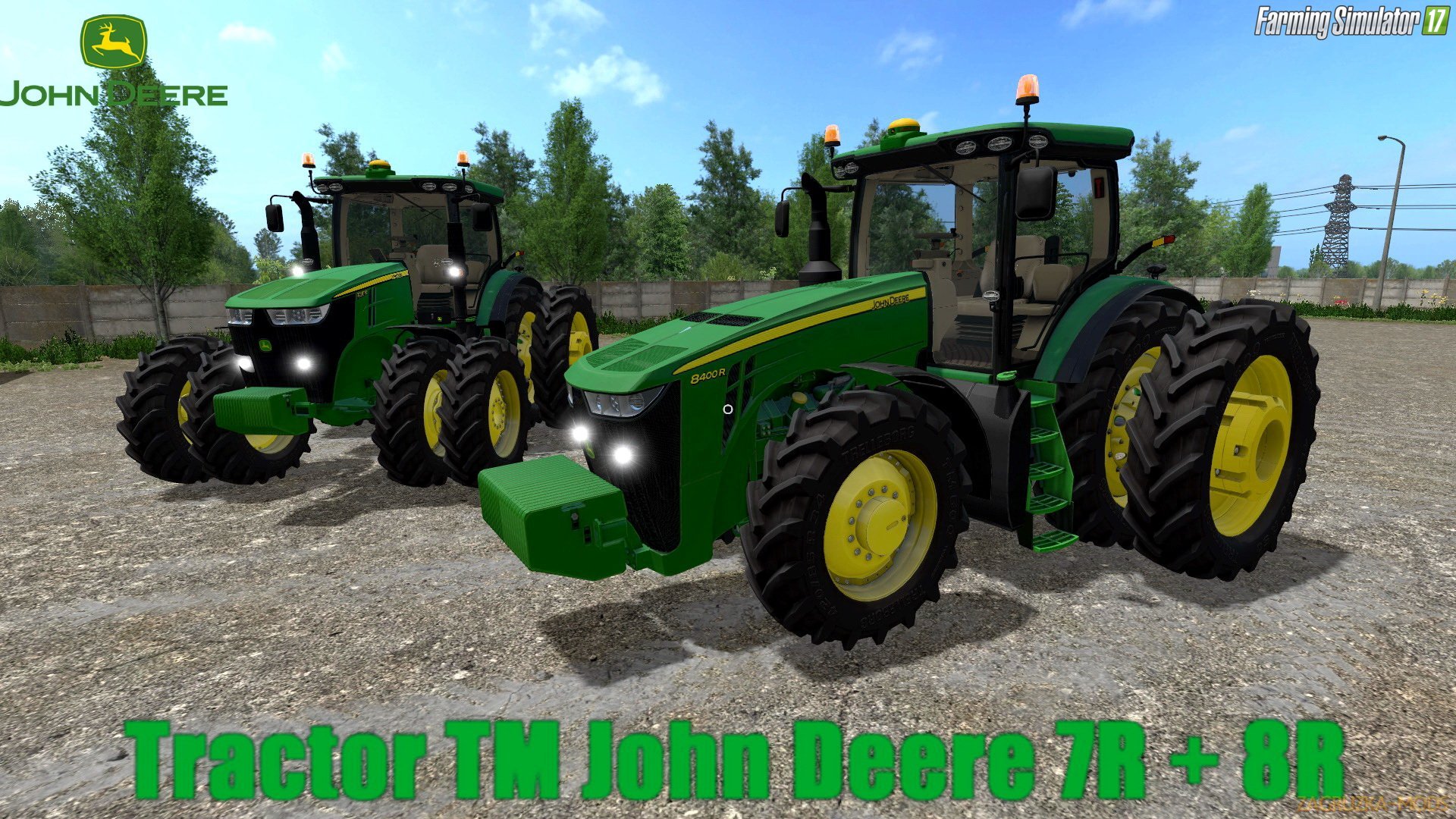 TM John Deere 7R + 8R v1.0 for FS 17