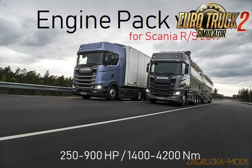 Engine Pack v2 for Scania R & S 2017 [1.30]