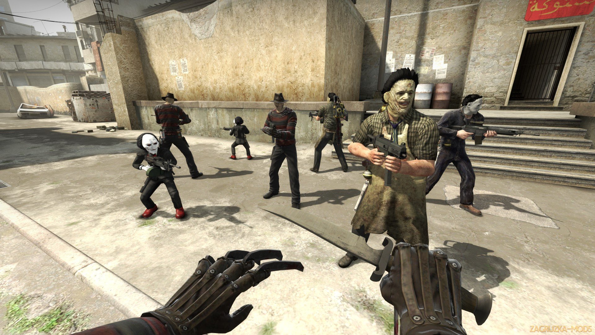 Horror pack Skins Players v1.0 for CS:GO