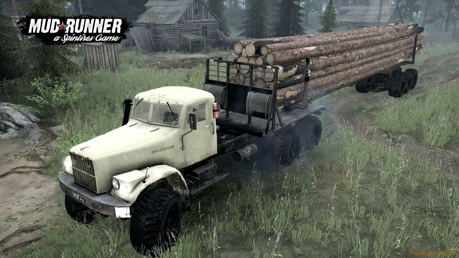KrAZ-257 SVE 6x6 v1.0 (Updated) (v26.10.17) for Spin Tires: MudRunner